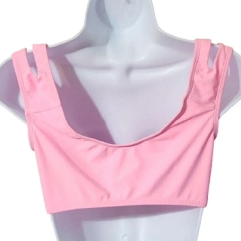 No Boundaries Pink Activewear Top